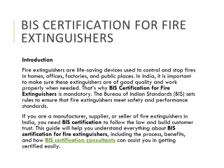BIS_Certification_Fire_Extinguishers