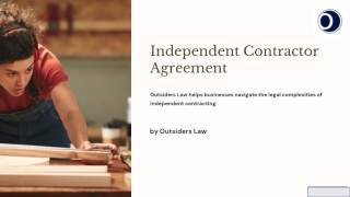 Understanding the Importance of an Independent Contractor Agreement