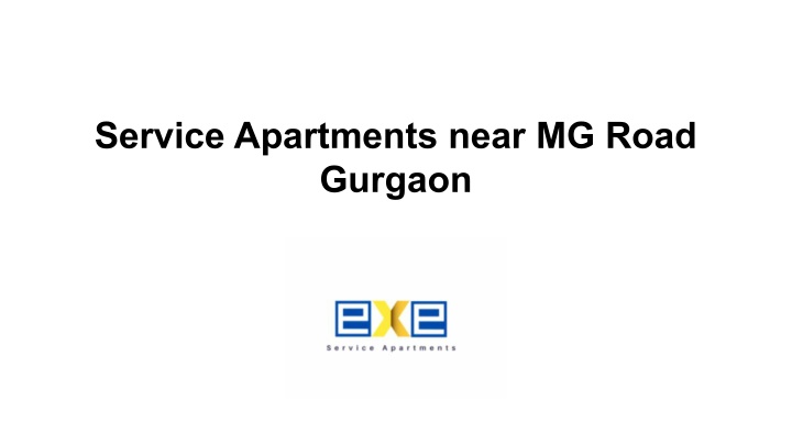 service apartments near mg road gurgaon