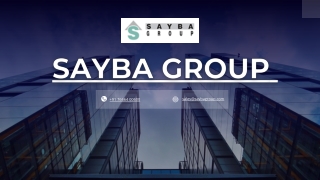 Sayba Group - Innovative Real Estate & Infrastructure Solutions