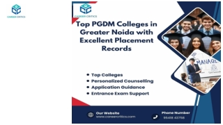 Top PGDM Colleges in Greater Noida with Excellent Placement Records
