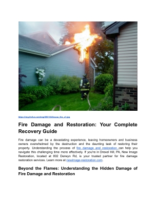 Fire Damage and Restoration_ A Complete Guide _ Blog Post Content _ Month 3