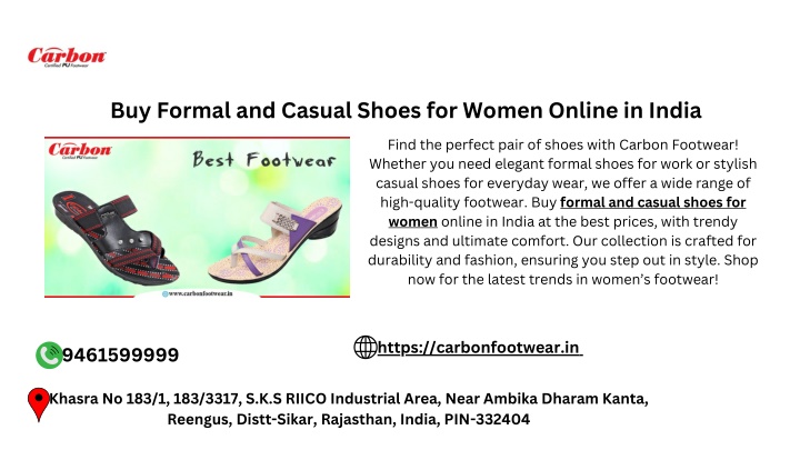 buy formal and casual shoes for women online