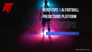 nerdytips 1 ai football predictions platform