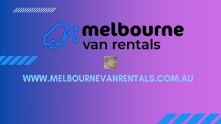 Van Rental Melbourne