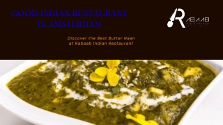 "Rabaab Restaurant: The Best Good Indian Restaurant in Amsterdam