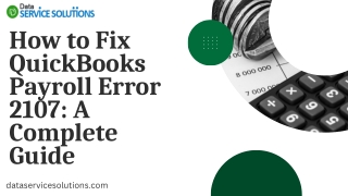 how to fix quickbooks payroll error 2107