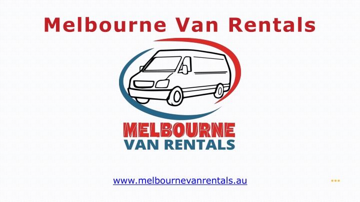 melbourne van rentals