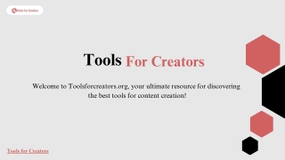 tools for creators