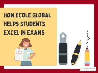 how ecole global helps students excel in exams