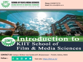 Full-Time Acting Diploma in India at KIIT