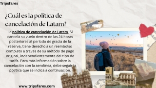 ¿Cuál es la política de cancelación de Latam?