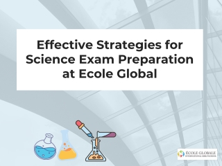 effective strategies for science exam preparation