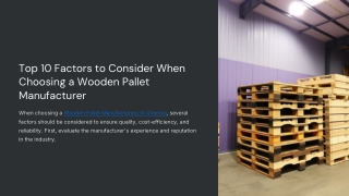 Top-10-Factors-to-Consider-When-Choosing-a-Wooden-Pallet-Manufacturer