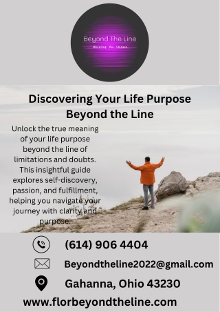 discovering your life purpose beyond the line