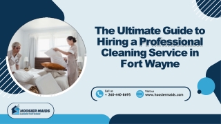 Cleaning services in Fort Wayne Indiana