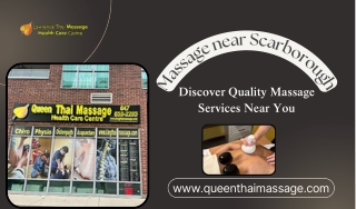 Massage Near Scarborough: Authentic Therapeutic Relaxation