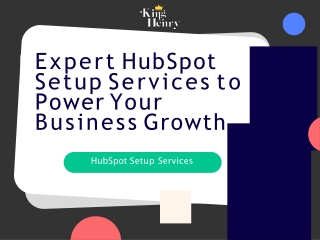 Expert HubSpot Setup Services to Power Your Business Growth