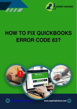 How to Fix QuickBooks Error Code 83