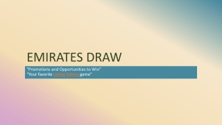emirates draw