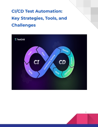 ci cd test automation key strategies tools