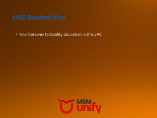 A Step-by-Step Guide to the UAE Student Visa Process