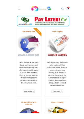 Affordable Color Copy Printing -Rush Orders & Pricing Explained at 55printing
