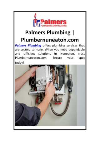 palmers plumbing plumbernuneaton com palmers