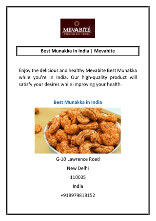 Best Munakka In India | Mevabite