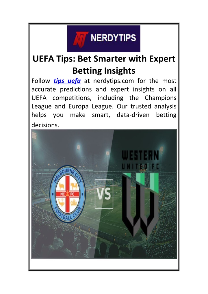 uefa tips bet smarter with expert betting