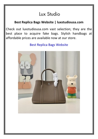 Best Replica Bags Website | luxstudiousa.com