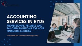 Accounting Services in Ryde