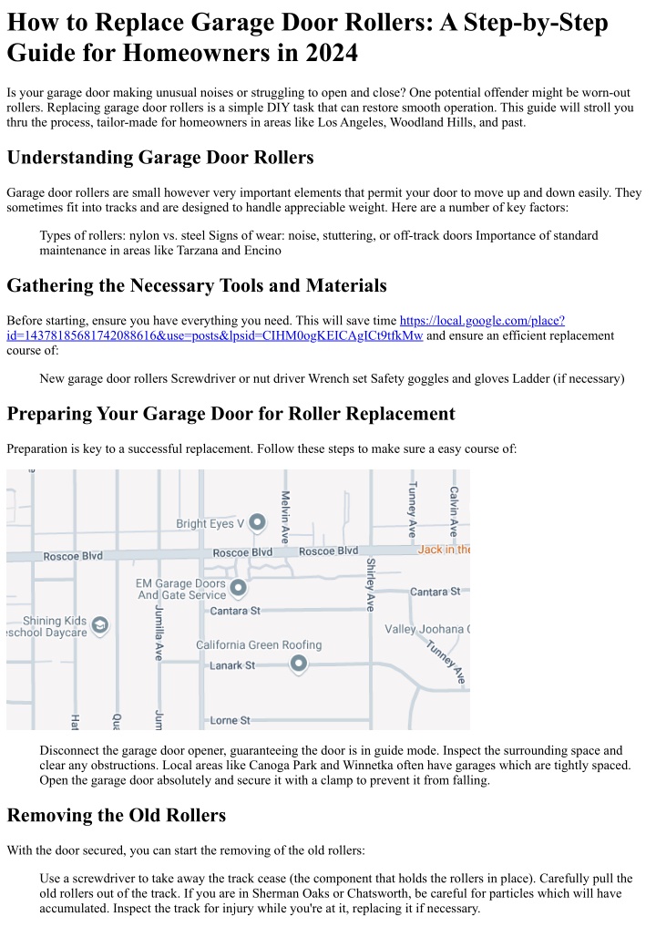 how to replace garage door rollers a step by step