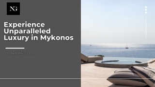 Rent a Luxury Villa in Mykonos, Greece  The Nightfall Group