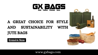 A Great Choice for Style and Sustainability with Jute Bags