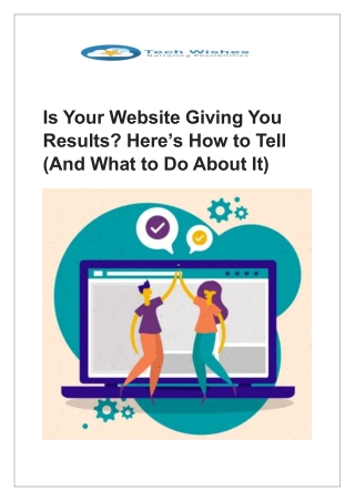 Is Your Website Giving You Results