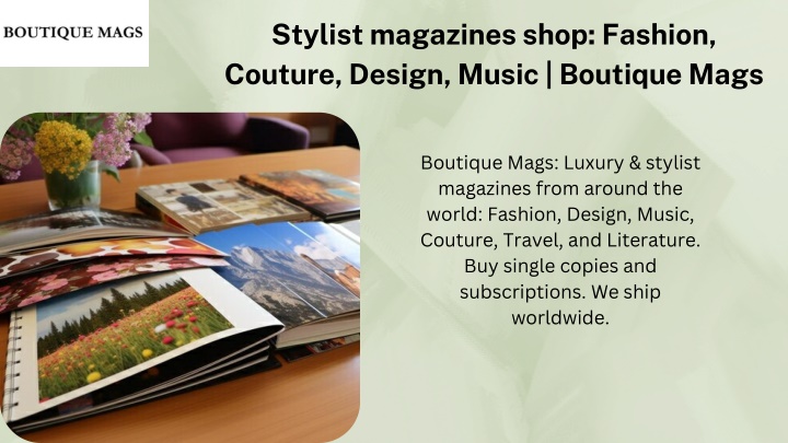 stylist magazines shop fashion couture design