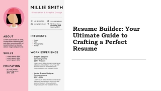 The Ultimate Guide to Resume Builders: Create a Professional Resume in Minutes