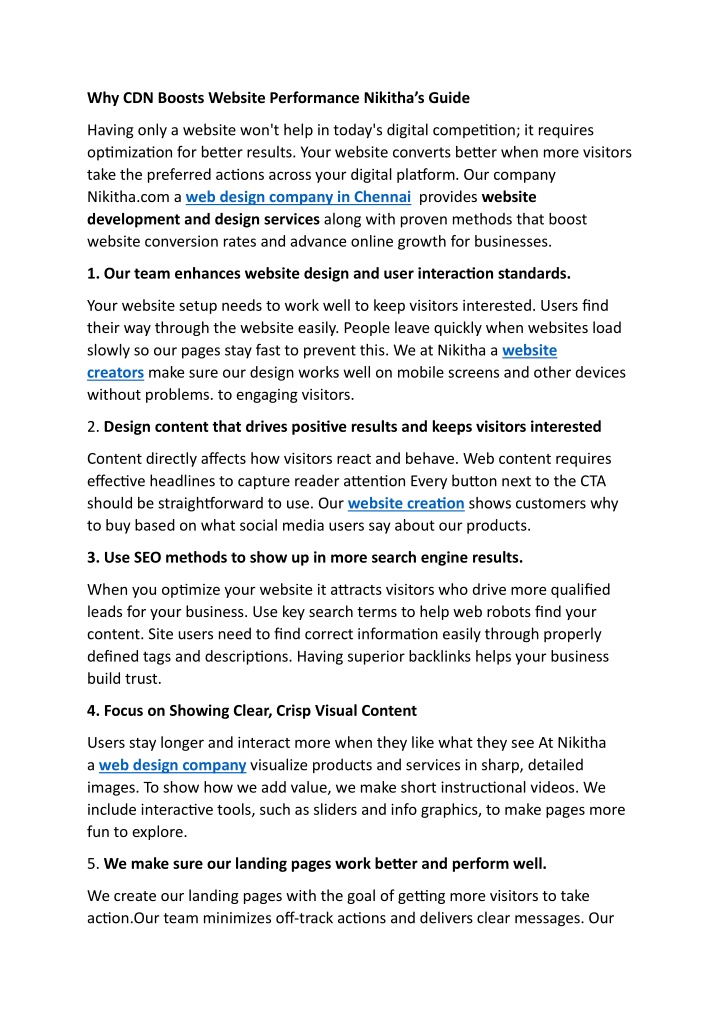 why cdn boosts website performance nikitha s guide
