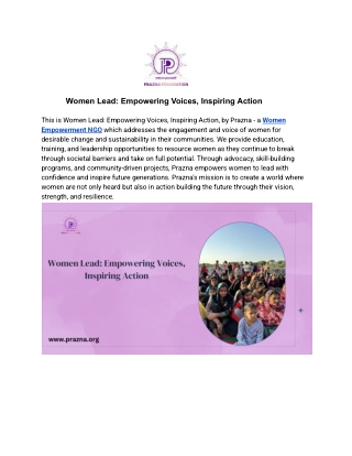 Women Empowerment NGO