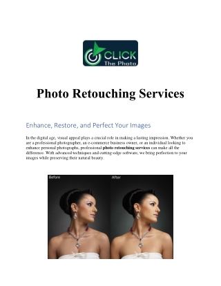 Photo Retouching Services 2