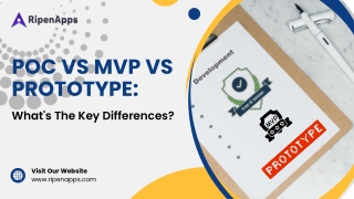 POC vs MVP vs Prototype What's The Key Differences