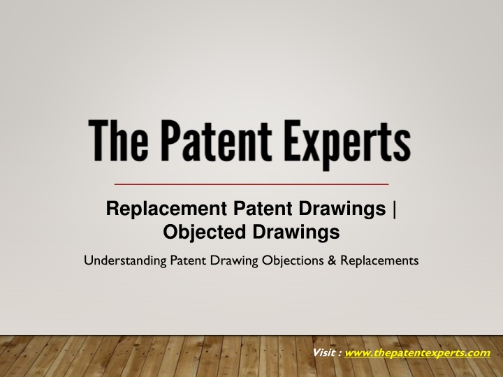 replacement patent drawings objected drawings