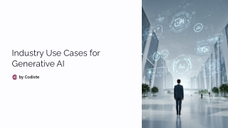 Industry Use Cases for Gen AI  | ppt  | presentation