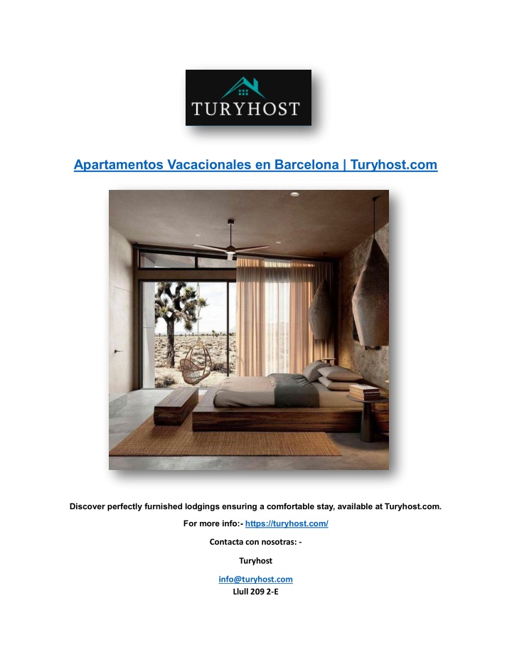 apartamentos vacacionales en barcelona turyhost