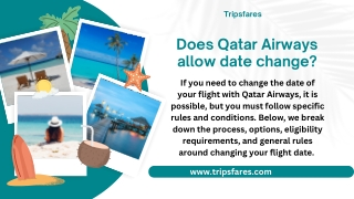 Does Qatar Airways allow date change?