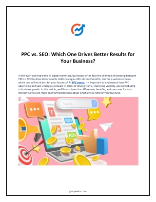PPC vs. SEO Which One Drives Better Results for Your Business?