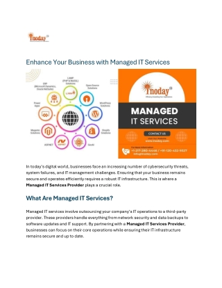 Enhance Your Business with Managed IT Services