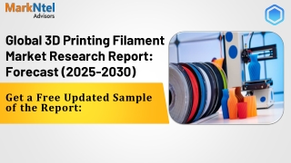 global 3d printing filament market research