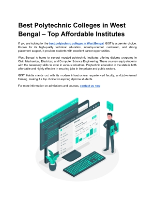best polytechnic colleges in west bengal